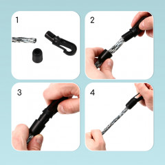 Набор крючков с креплением для шнура - Фото 2