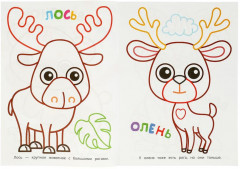 Раскраска «Лесные животные» - Фото 1