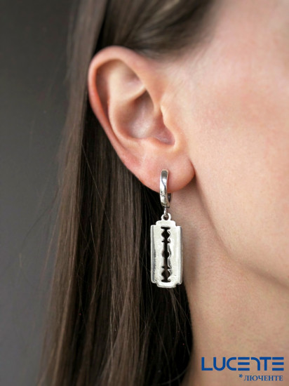 Серьги из серебра