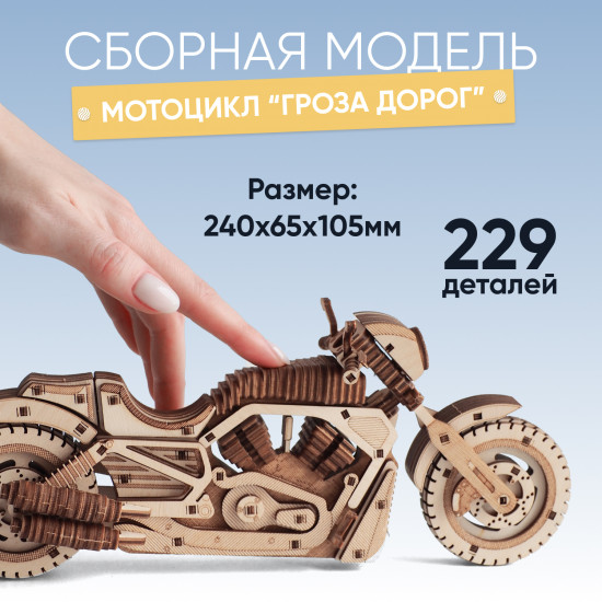 Конструктор мотоцикл «Гроза дорог»
