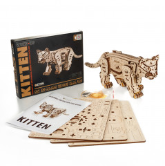 Модель сборная механическая «Котенок светлый» - Фото 9