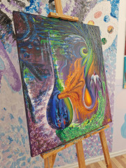 Картина ручной работы «Звуки января» - Фото 1