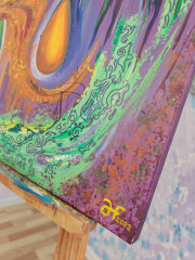 Картина ручной работы «Звуки января» - Фото 2