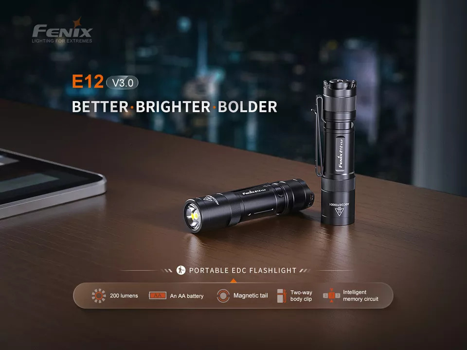 Фонарь «E12 V3.0» | Fenix | Фото 1