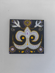 Картина ручной работы «Танец казахского орнамента» - Фото 1