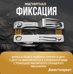 Набор приборов столовых походных - Фото 3