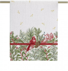 Комплект полотенец вафельных «Red bird» - Фото 3