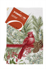 Комплект полотенец вафельных «Red bird» - Фото 4