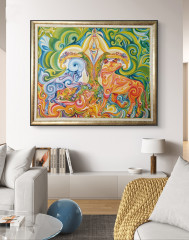 Картина ручной работы «Гороскоп: Близнецы, Овен, Телец» - Фото 1