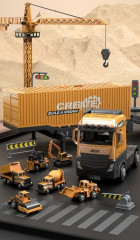 Набор игрушек «КамАЗ: Дорога и Кран» - Фото 3