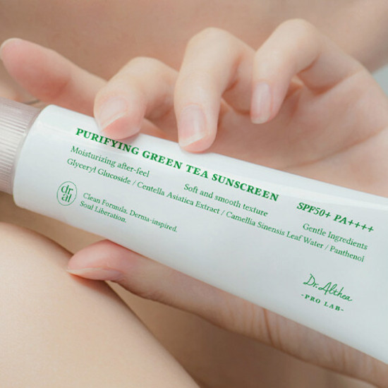 Cолнцезащитный крем с зеленым чаем «Purifying Tea Sunscreen»
