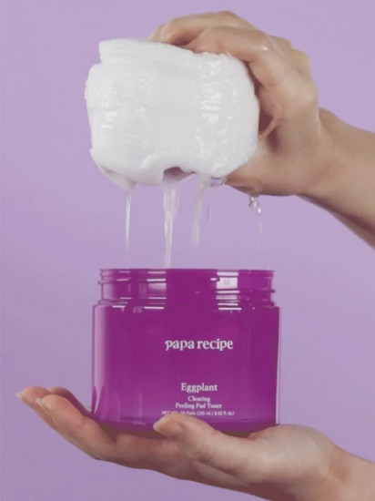 Тонер-пэды отшелушивающие «Eggplant Clearing Peeling»