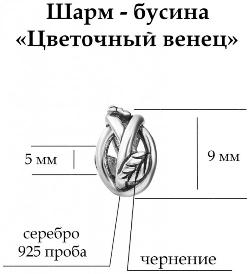 Шарм из серебра