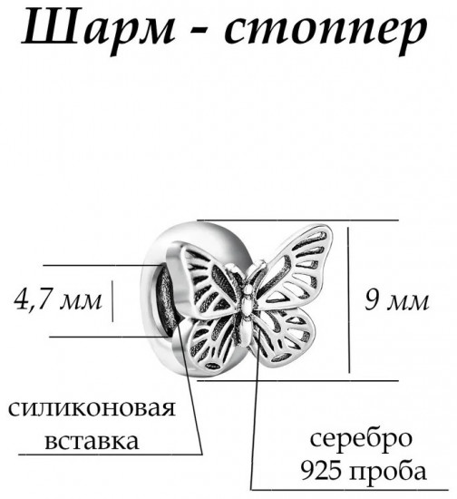 Шарм из серебра