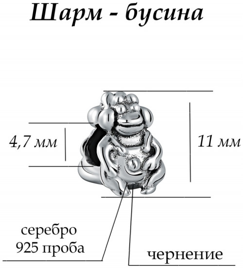 Шарм из серебра