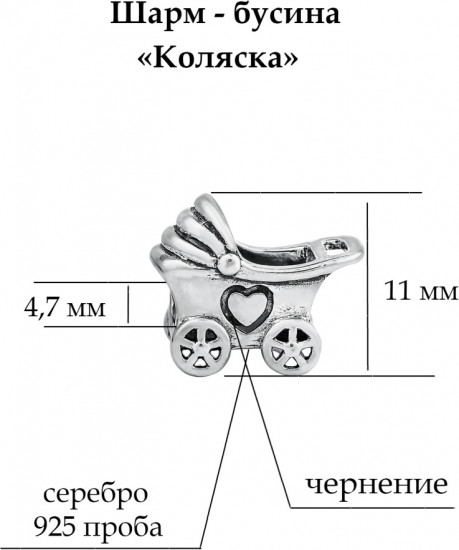 Шарм из серебра