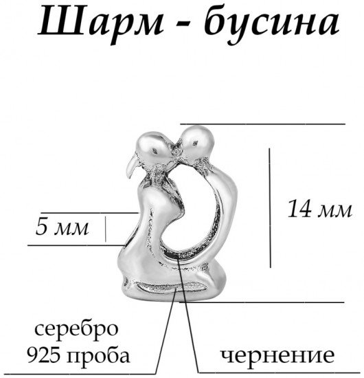 Шарм из серебра