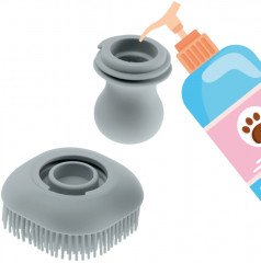 Щетка массажная с дозатором для шампуня - Фото 2