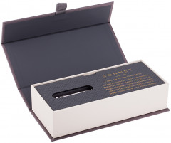 Ручка шариковая «Sonnet Stainless Steel CT» (черная) - Фото 3