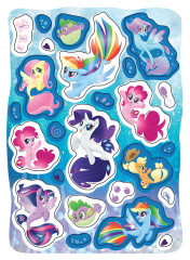 Мой маленький пони. 100 наклеек. Зеленая - Фото 1