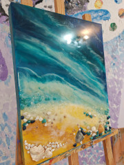 Картина ручной работы «Берег» - Фото 2