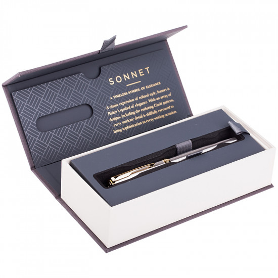 Ручка перьевая «Sonnet Stainless Steel GT»
