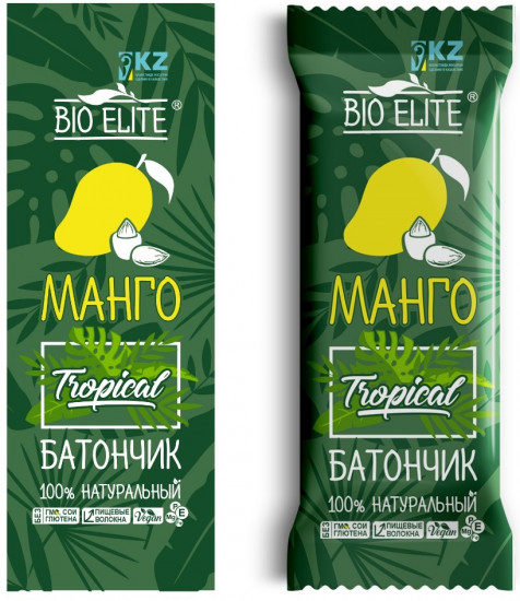 Батончик фруктово-ореховый «Манго»