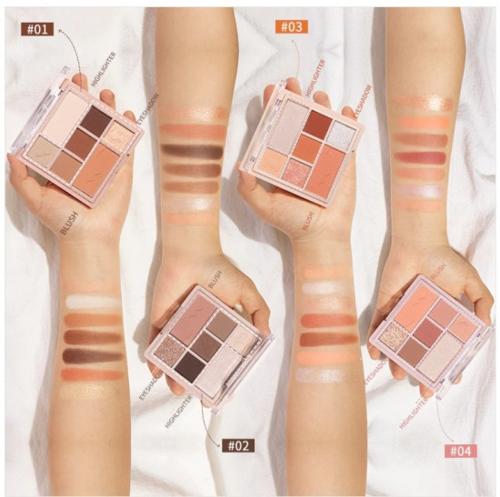 Тени для век «Cake Eyeshadows», оттенок 03 Creamy mango