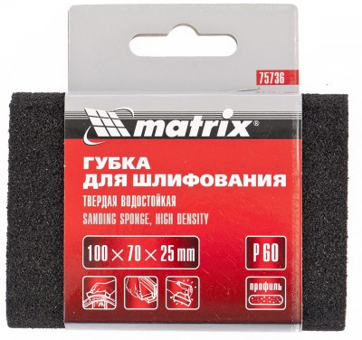 Губка для шлифования твердая