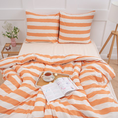 Комплект постельного белья «Полоса абрикос» - Фото 1