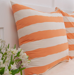 Комплект постельного белья «Полоса абрикос» - Фото 3