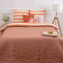 Комплект постельного белья «Полоса абрикос» - Фото 5