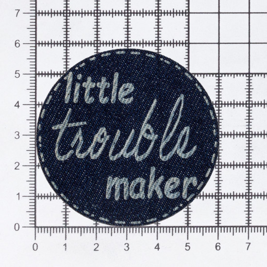 Термоаппликация «Trouble»