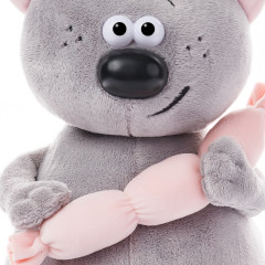 Игрушка мягкая «Котофей и сосиска» - Фото 2