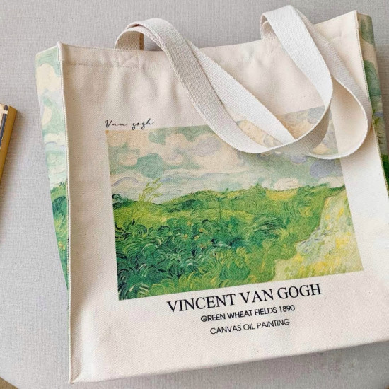 Сумка-шоппер «Van Gogh — Зеленые поля»