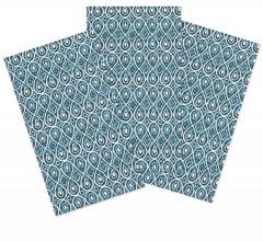 Набор полотенец в текстильной вазе «Орнамент белый» - Фото 2