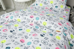 Комплект постельного белья «Смайлики» - Фото 2