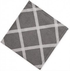 Набор салфеток декоративных «Клетка Грей» - Фото 2