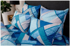 Комплект постельного белья «Мраморная клетка» - Фото 2