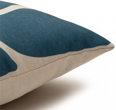 Подушка декоративная с фотопечатью «Матисс синий» - Фото 6