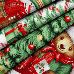Комплект полотенец вафельных «Новогодние подарки» - Фото 1