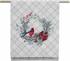 Комплект полотенец вафельных «Celebration bullfinch» - Фото 2