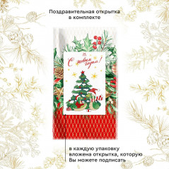 Комплект полотенец вафельных «Сказки леса» - Фото 3