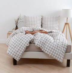 Комплект постельного белья «Клетка виши» - Фото 3