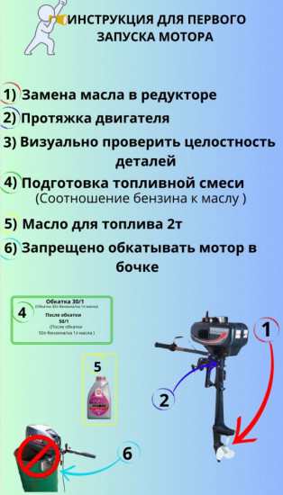 Лодочный мотор 3.5 л.с.