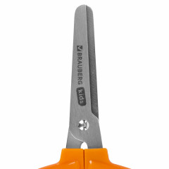 Ножницы  фигурные рукоятки с резиновыми вставками «Белочка» - Фото 7