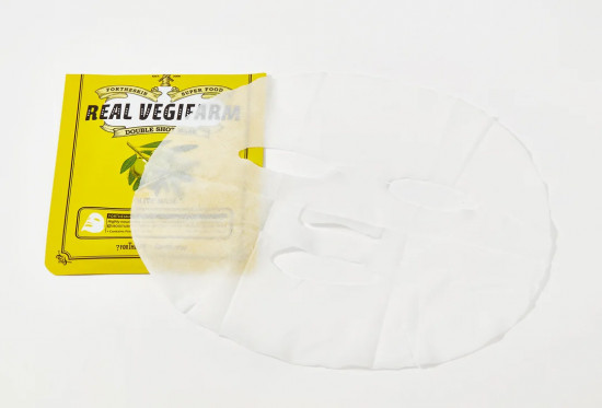 Маска для лица тканевая «Super Food Real Vegifarm Double Shot Mask-Calendula»