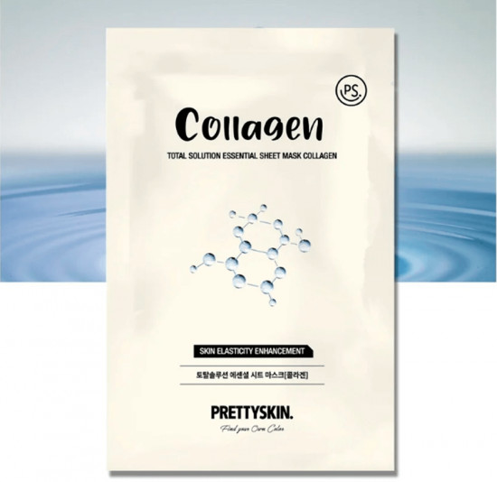 Маска для лица тканевая «Total Solution Essential Sheet Mask Collagen»