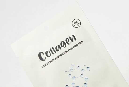 Маска для лица тканевая «Total Solution Essential Sheet Mask Collagen»