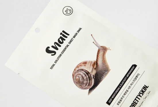 Маска для лица тканевая «Total Solution Essential Sheet Mask Snail»